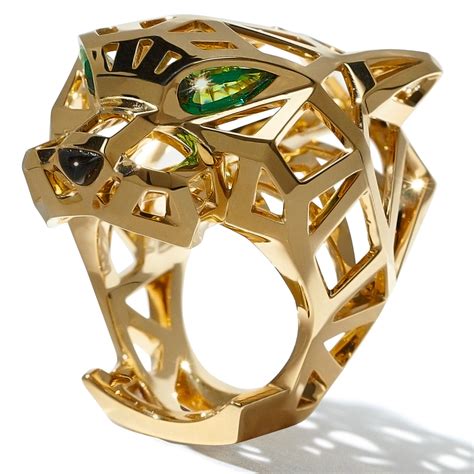 cartier panther ring on hand|cartier panther ring with diamonds.